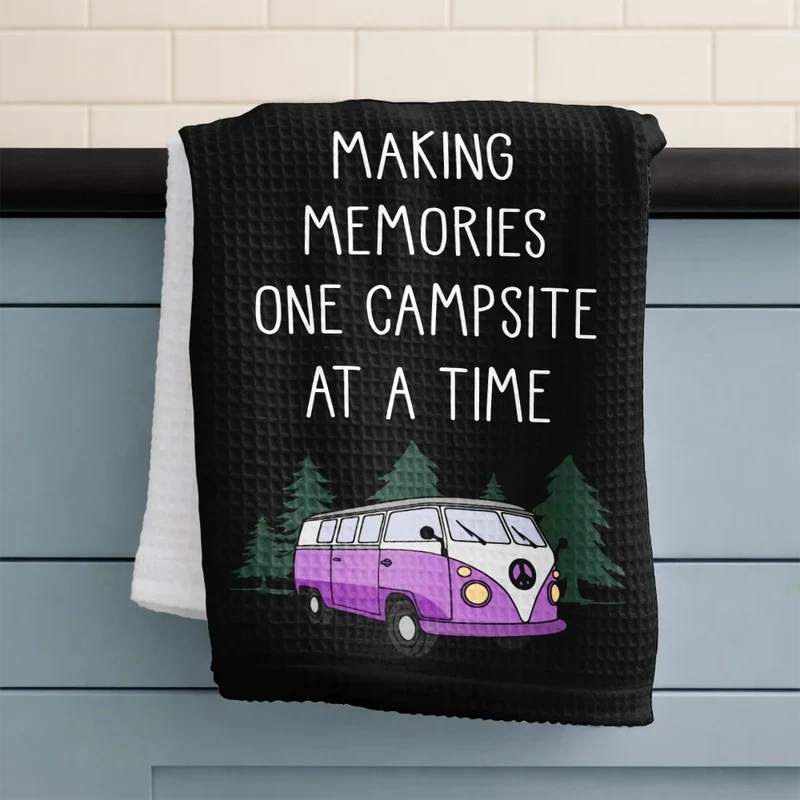 Personalized Kitchen Towel, Sorry for What I Said Camper Humor, Creative Gift for RV Couples and Campers