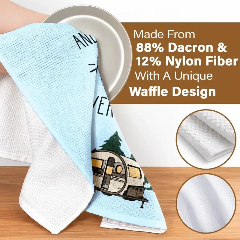Personalized Kitchen Towel, Sorry for What I Said Camper Humor, Creative Gift for RV Couples and Campers