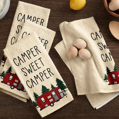 Personalized Kitchen Towel, Sorry for What I Said Camper Humor, Creative Gift for RV Couples and Campers