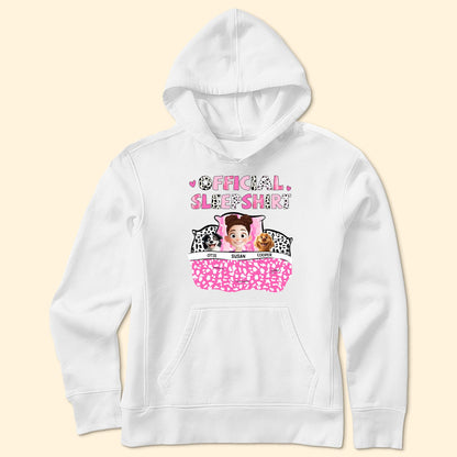 Personalized Dog Lover Sleep Shirt – Official Sleepshirt with Cute Design Featuring Pet Names, Ideal for Kids and Pet Lovers, Perfect for Birthdays or Casual Wear
