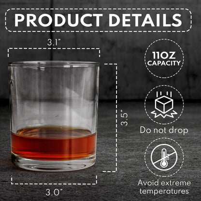 Once A Brother Always A Brother Personalized Whiskey Glass - Heartwarming Sibling Keepsake Gift for Long-Distance Cheers