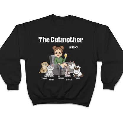 The Cat Mother Personalized T-Shirt - Gift for Cat Moms, Cat Lovers, Women, Yourself