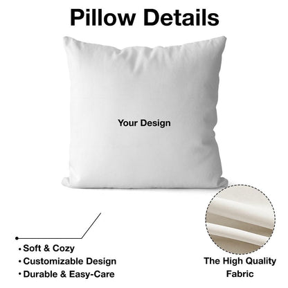 Custom Pillow – “Roses Are Red” Creative Valentine’s Day Gift, Ideal for Romantic Couple Moments