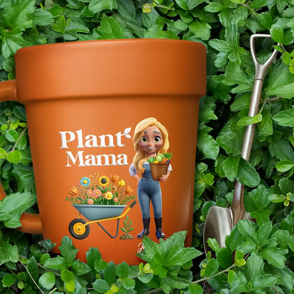 Gardening,Gift For Women,Happy,Gift For Yourself,Gift For Mother,Gift For Grandma - Plant Lady - Personalized Plant Pot Ceramic Mug