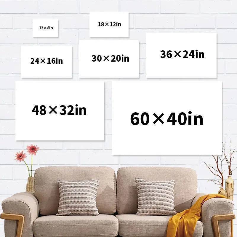 Personalized Poster of a Kissing Hero Couple on American Flag Background - Unique Gift for Couples to Say You & Me We Got This
