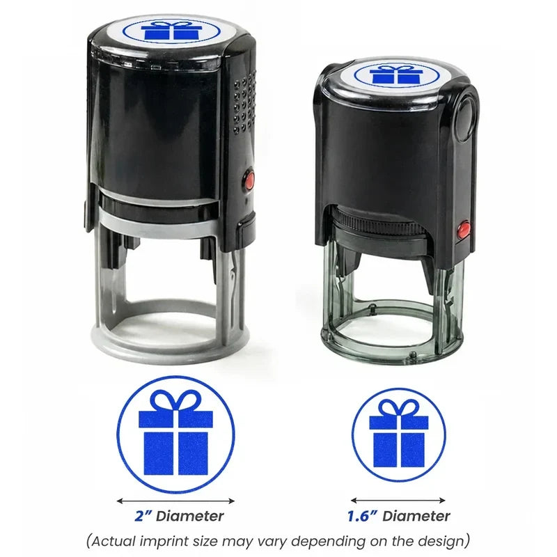 Round Self-Inking Stamp with Pawsome Work Pet Sketch, Creative Gift for Teachers & Dog Lovers