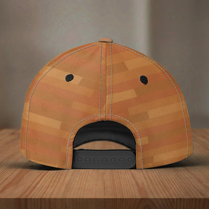 Personalized Classic Cap With Basketball Hoop Design, Unique Creative Gift For Dad
