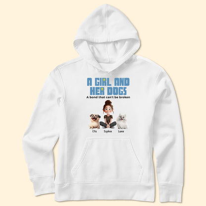 Custom Dog & Owner Classic Tee - Personalized Pet Gift Keychain Canvas