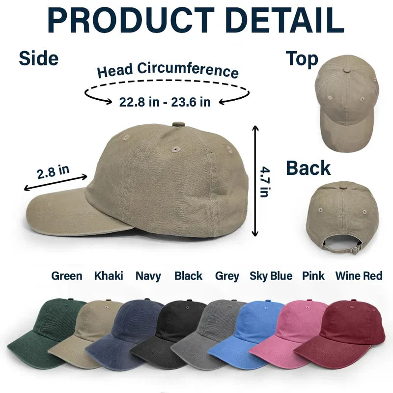 Unstructured Washed Cotton Cap, Fix It Humor, Vintage Black Style, Unique Creative Gift