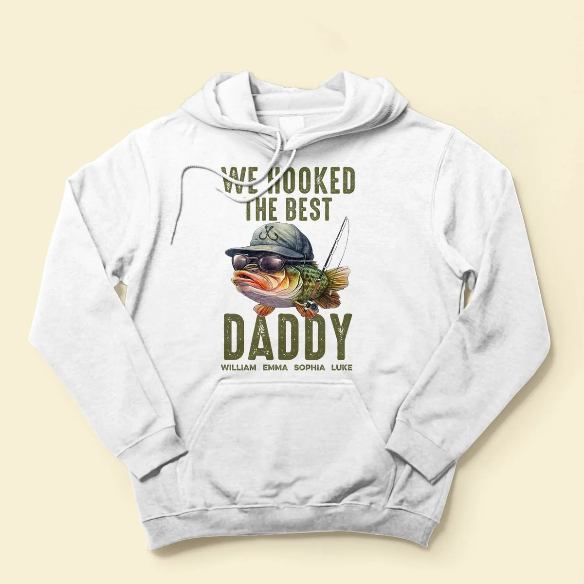 Personalized Classic Tee for Dad, Funny Fishing Fish Design, Unique Father's Day Gift