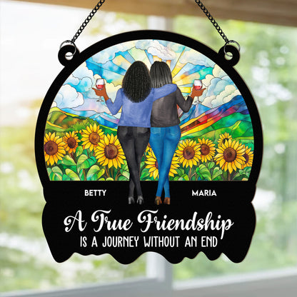 Rainbow Meadow Bestie Ornament – “A Friend Is God’s Way”