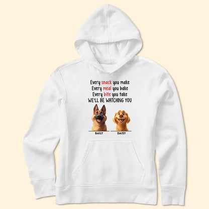 Watching You with Love – Custom Shirt for Dog Moms and Pet Lovers, Perfect Gift for Pet Enthusiasts