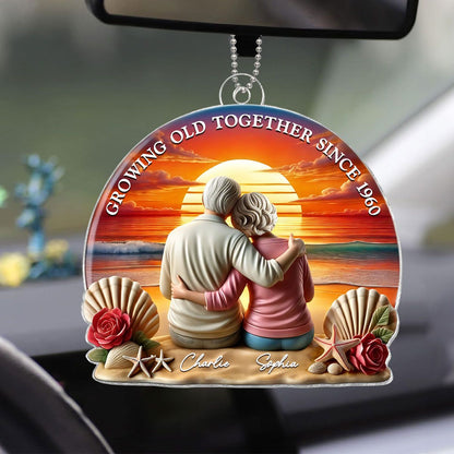 Custom Ornament for Senior Couples - A Heartwarming Gift of Love
