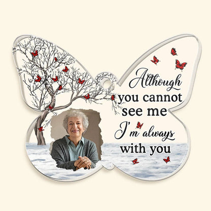 Your Wings Were Ready But My Heart Was Not - Personalized Acrylic Photo Keychain