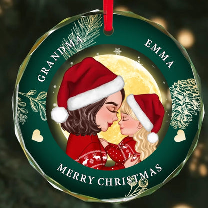 Personalized Christmas Ornament, Plaque, Keychain, Sign – Custom Gift for Grandmother and Kid Memories