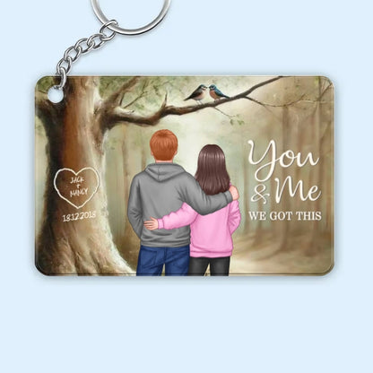 You & Me Custom Couple Poster - Perfect Gift for Anniversaries, Valentine's Day & Weddings - Cherished Love Keepsake