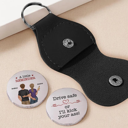 Personalized Pocket Hug Keepsake Token, Drive Safe Reminder for Him, Funny Love Gift for Boyfriend or Husband