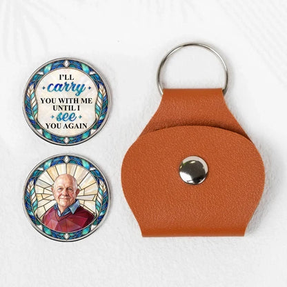 Personalized Pocket Hug with I'll Carry You With Me Quote, Creative Missing You Gift for a Loved One