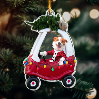 Acrylic Ornament - Custom Photo Baby Car, Christmas Tree, Cute Keepsake, Unique Gift for New Parents & Grandparents