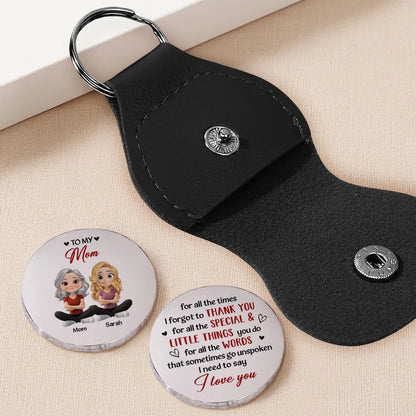 Personalized Pocket Hug for Mom Custom Keepsake Token Thank You Message Unique Gift for Mother's Day and Birthday