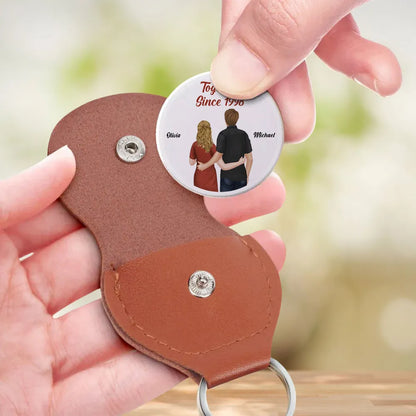 Personalized Pocket Hug Token for Couples, Together Theme, Sweet Everyday Keepsake, Unique Romantic Gift