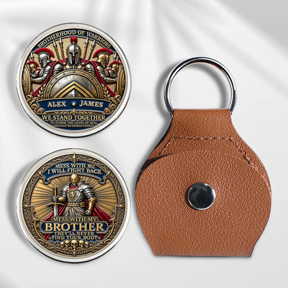 3D Printed Pocket Hug, We Stand Together Warrior Art, Personalized Creative Gift for Brother
