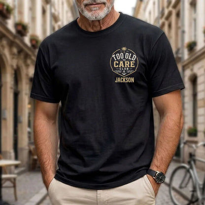 Dual Print Classic Tee, Custom Not My Problem Vacation Shirt, Unique Gift for Husband or Friend