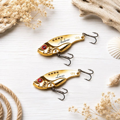 Custom Fishing Lure for Husband, Creative Romantic Gift for Anglers with Rose Gift Box