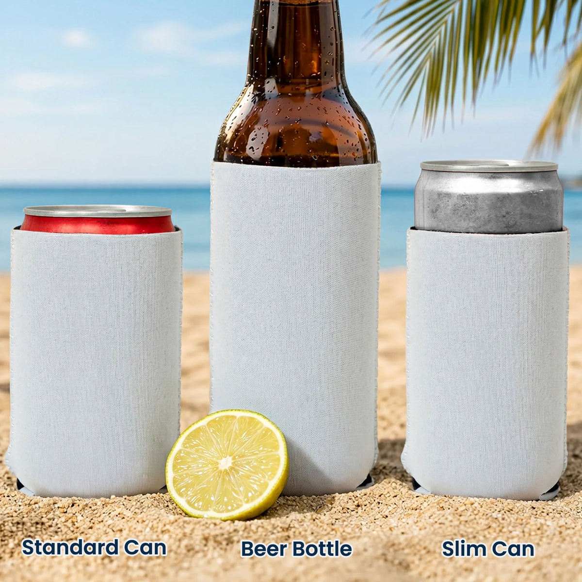 Custom Can Cooler for Backyard Family Freedom Celebration, Creative Gift with Fireworks & Eagle Art