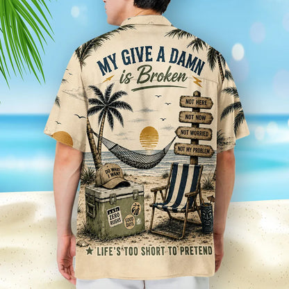Not My Problem - Personalized Custom Hawaiian Shirt