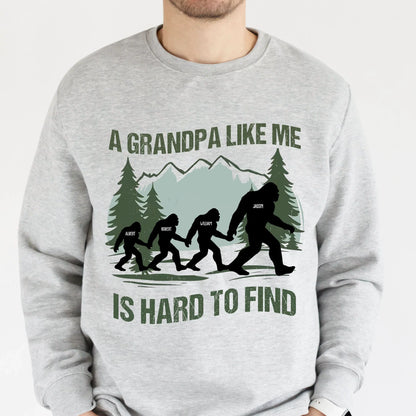 A Grandpa Like Me Is Hard To Find Personalized Classic Tee, Creative Forest Gift for Grandpa