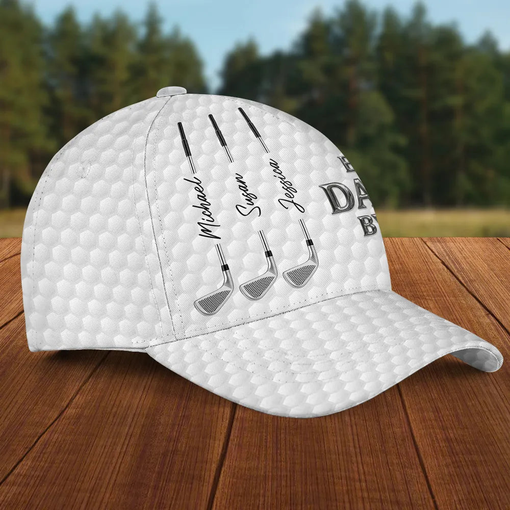 Daddy By Par Classic Cap, Custom Golf Dad Hat, Creative Gift for Dad, Gym, Work & Weekend Rounds