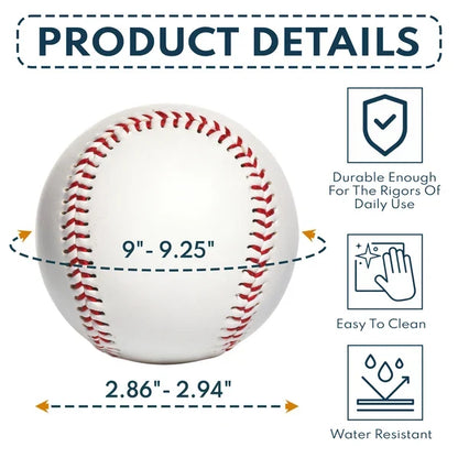 Personalized Baseball Ball with Loving Grandma Message, Creative Keepsake Gift for Grandson and Baseball Fan