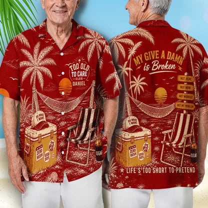 Not My Problem - Personalized Custom Hawaiian Shirt