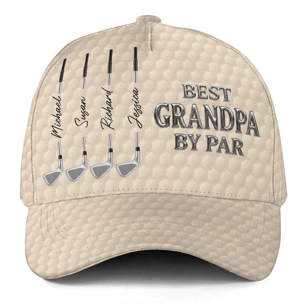 Daddy By Par Classic Cap, Custom Golf Dad Hat, Creative Gift for Dad, Gym, Work & Weekend Rounds