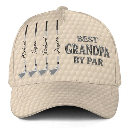 Daddy By Par Classic Cap, Custom Golf Dad Hat, Creative Gift for Dad, Gym, Work & Weekend Rounds