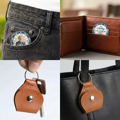 Personalized Pocket Hug with I'll Carry You With Me Quote, Creative Missing You Gift for a Loved One