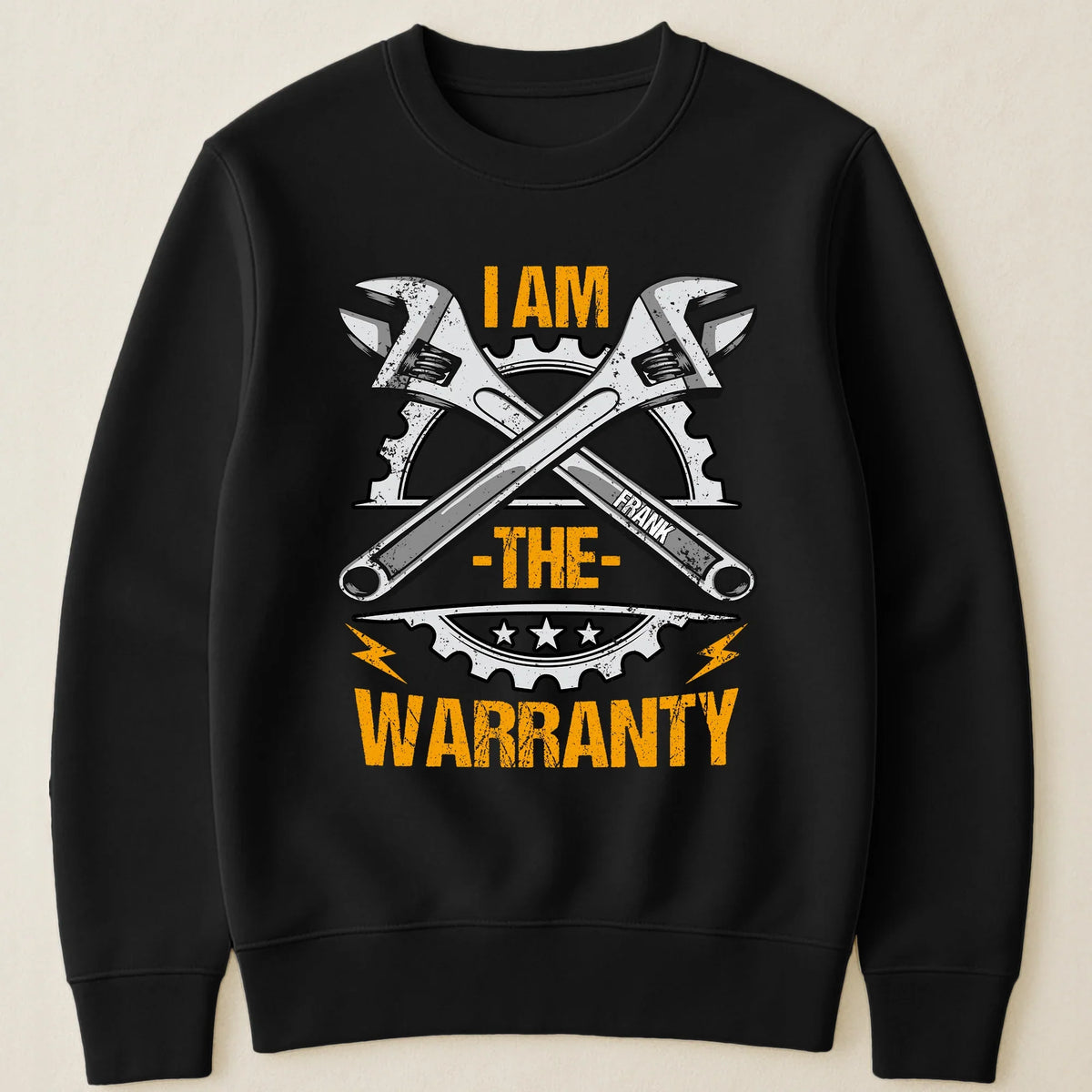 Personalized Classic Tee, I Am The Warranty Wrench Graphic, Unique Gift For Dad & Grandpa