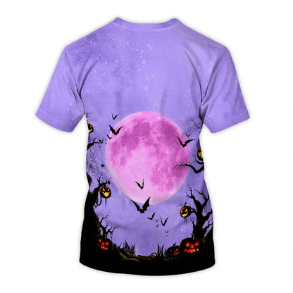 Halloween Grandma Classic Tee with Whimsical Illustration for Family Fun and a Perfect Gift