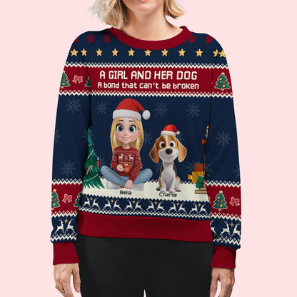 Custom Christmas Sweatshirt for Dog Lovers