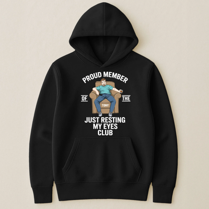 Proud Member Just Resting My Eyes Club Classic Tee - Laid-Back Funny Shirt, Personalized Gift for Dad or Friend