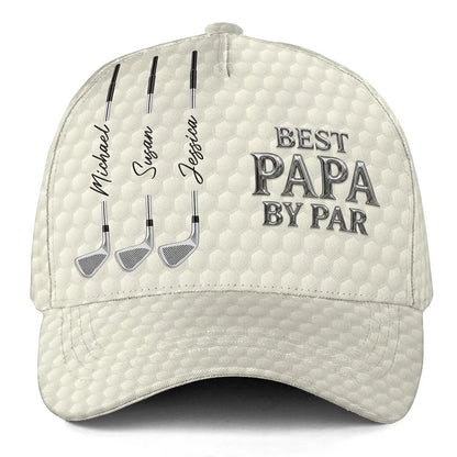 Daddy By Par Classic Cap, Custom Golf Dad Hat, Creative Gift for Dad, Gym, Work & Weekend Rounds