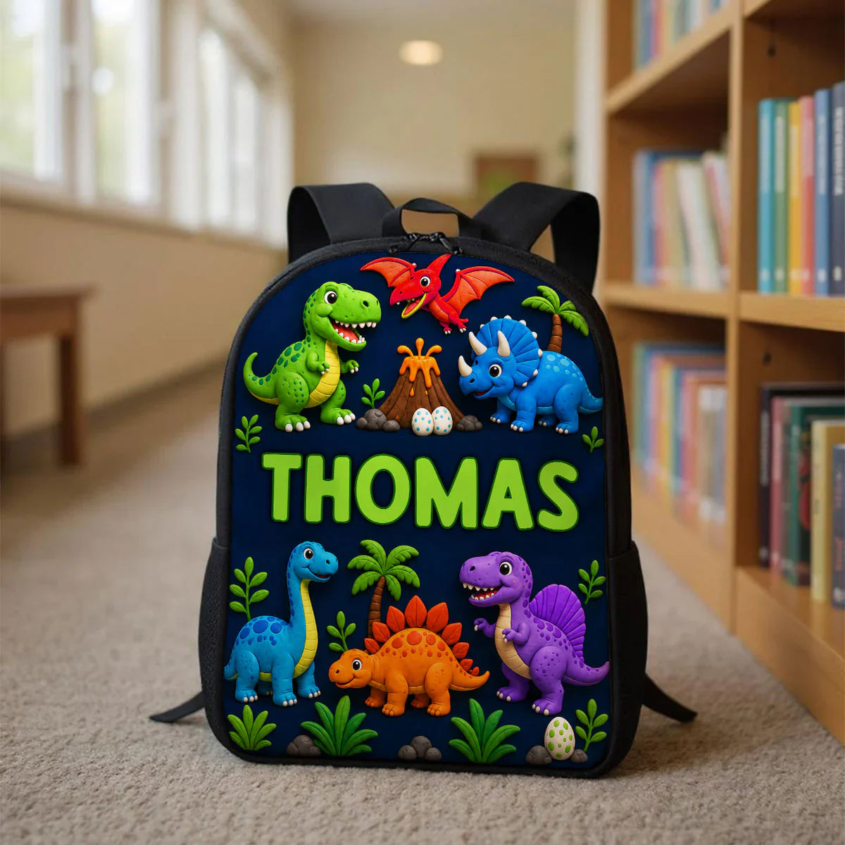 Personalized Kids School Backpack, Cute Animal Prints, Creative Gift For Bright School Mornings