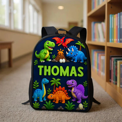 Personalized Kids School Backpack, Cute Animal Prints, Creative Gift For Bright School Mornings