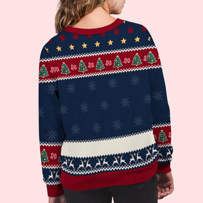 Custom Christmas Sweatshirt for Dog Lovers