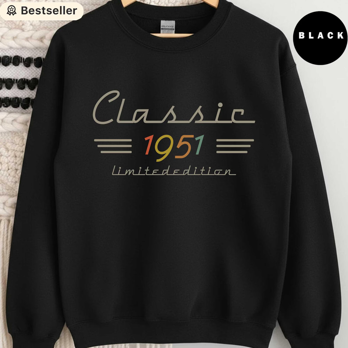 Personalized Classic Tee with Retro Birth Year Graphic, Unique Birthday Gift for Dad