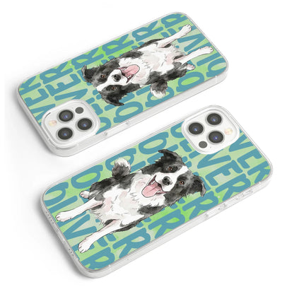 Custom Pet Portrait Clear TPU Phone Case, Personalized Watercolor Style Unique Gift for Dog & Cat Lovers