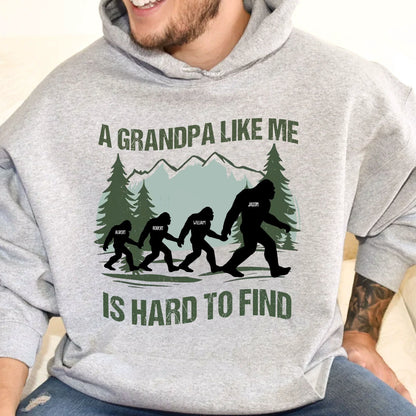 A Grandpa Like Me Is Hard To Find Personalized Classic Tee, Creative Forest Gift for Grandpa