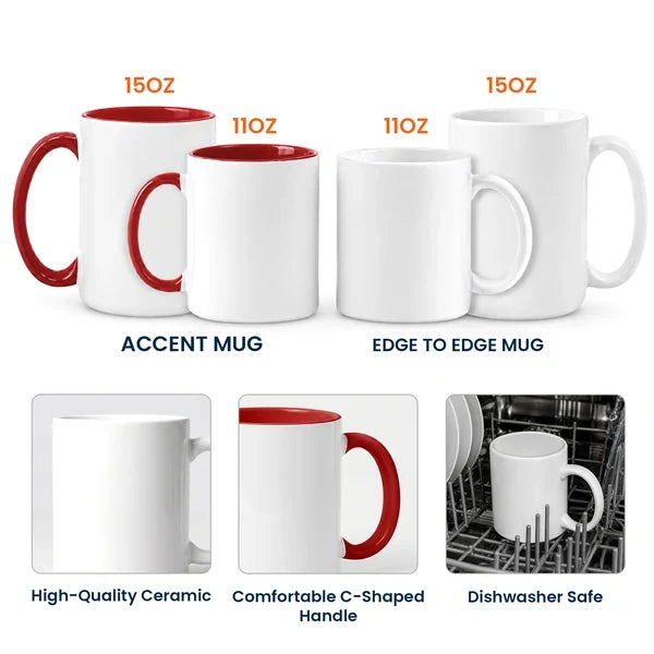 Personalized Two-Tone Mug with Colorful Mahjong Tiles, Creative Gift for Friends and Game Night Hosts