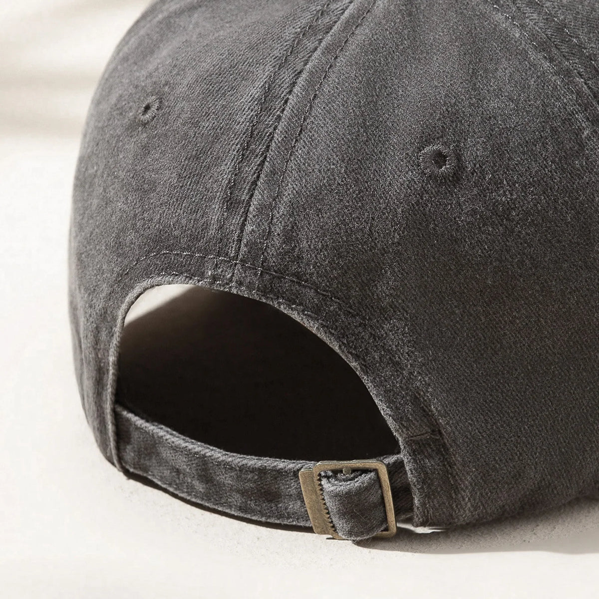 Personalized Washed Denim Baseball Cap, Out Of Breath Hiking Club Sloth, Unique Gift for Hikers